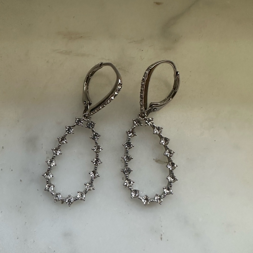 Elegant Silver Drop Earrings